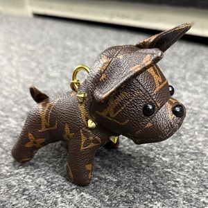 Louis Vuitton Brown Dog Keychain